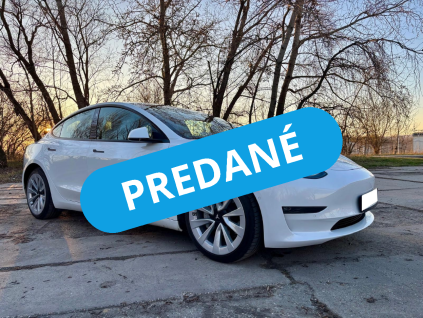 Tesla Model 3 Long Range Refresh 2021 75 kWh ťažné – elektromobil na predaj