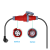 Adaptér CEE 16 A na 230 V – oba konce adaptéra