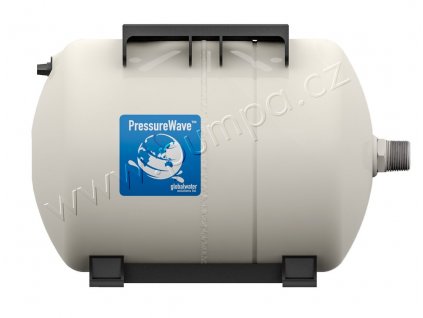 Global Water PWB-12LH ležatá tlaková nádoba 12l 10bar 1" 90°C  Tlaková nádoba na vodu