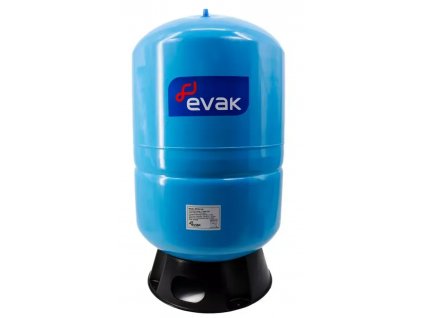 EVAK PUMPS SPTB 100 - Vertikální membránová nádoba 100 litrů s podstavcem, 10 BAR, 90°C, G1"  Tlaková nádoba na vodu s membránou