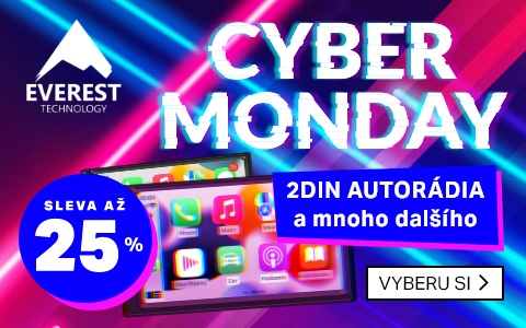 Cyber Monday 2025: Poslední 2 dny slev na 2 DIN autorádia, kamery do auta a další příslušenství