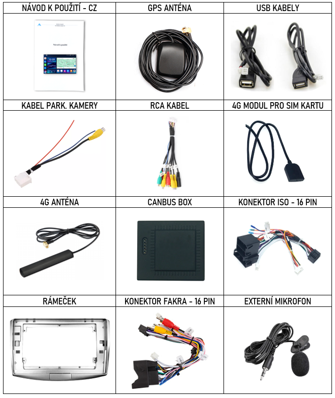 CZ PŘÍSLUŠENSTVÍ pro autorádio Everest n pro VW Passat B6 B7 CC s carplay a androidauto - evtech.cz