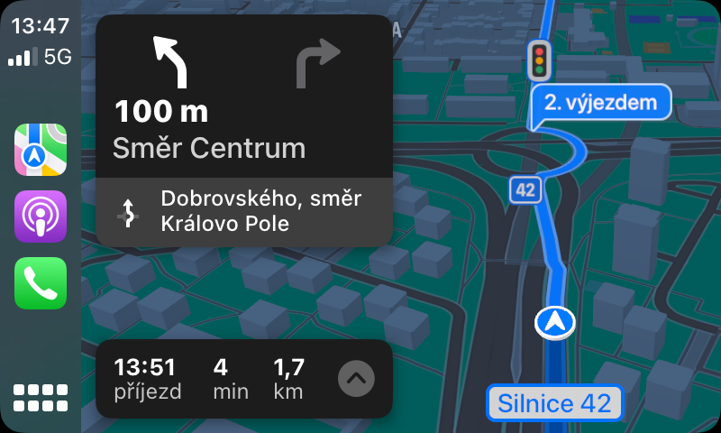 apple-mapy-carplay-brno