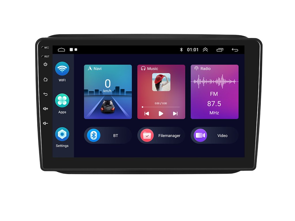 2DIN autorádio A3019 s Android 13 pro Škoda Fabia II, CarPlay, AndroidAuto s GPS modulem a dotykovou obrazovkou evtech.cz