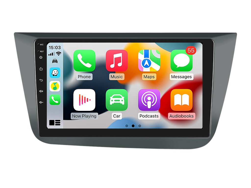 Autoradio Android 9 Pouces Podofo 4+64G Pour VW Seat - CarPlay Sans Fil + Caméra Recul