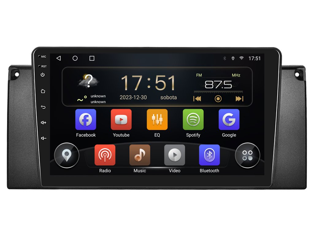 ISUDAR autorádio T72 s Android 13 pro BMW E53, CarPlay, AndroidAuto, bluetooth handsfree s GPS modulem, navigací, DAB a dotykovou obrazovkou evtech.cz