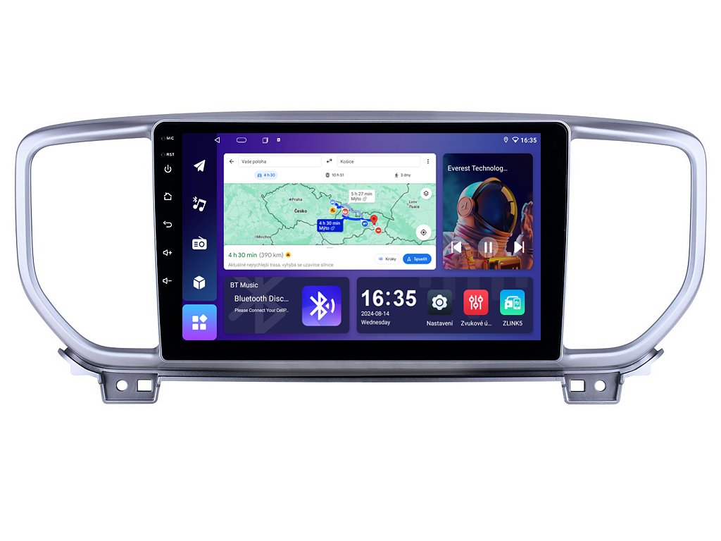ISUDAR 1 autorádio T68B s Android 13 pro Kia Sportage, CarPlay, AndroidAuto a dotykovou obrazovkou evtech.cz