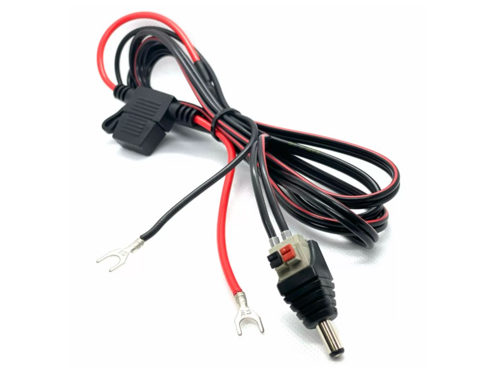 Kabel pro připojení k 12V akumulátoru – vidlice