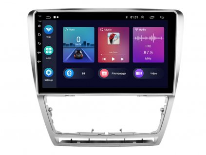 2DIN autorádio A3019 s Android 13 pro Škoda Octavia II, CarPlay, AndroidAuto s GPS modulem a dotykovou obrazovkou evtech.cz