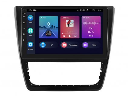 2DIN autorádio A3019 s Android 13 pro Škoda Yeti, CarPlay, AndroidAuto s GPS modulem a dotykovou obrazovkou evtech.cz