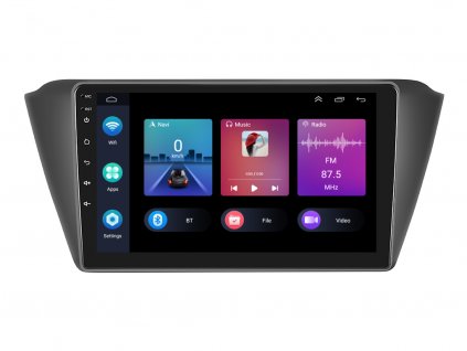 2DIN autorádio A3018 s Android 13 pro Škoda Fabia III, CarPlay, AndroidAuto s GPS modulem a dotykovou obrazovkou evtech.cz