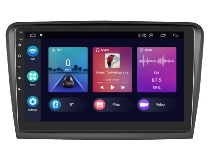 2DIN autorádio s Android 13 pro Škoda Superb II, CarPlay, AndroidAuto a dotykovou obrazovkou evtech.cz