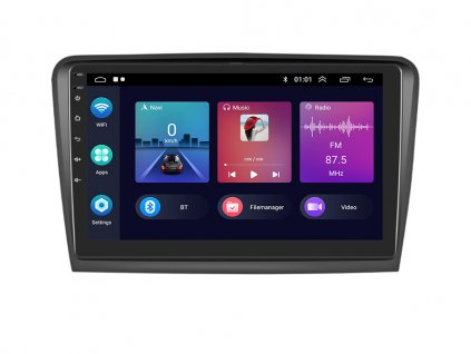 2DIN autorádio A3019 s Android 13 pro Škoda Superb II, CarPlay, AndroidAuto s GPS modulem a dotykovou obrazovkou evtech.cz