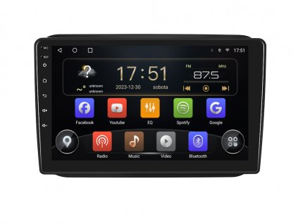 ISUDAR autorádio T72 s Android 13 pro Škoda Fabia 2, CarPlay, AndroidAuto, bluetooth handsfree s GPS modulem, navigací, DAB a dotykovou obrazovkou evtech.cz