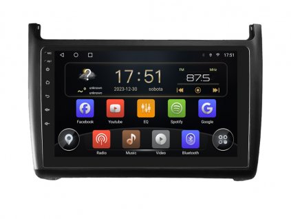 ISUDAR autorádio T72 s Android 13 pro Volkswagen Polo, CarPlay, AndroidAuto, bluetooth handsfree s GPS modulem, navigací, DAB a dotykovou obrazovkou evtech.cz