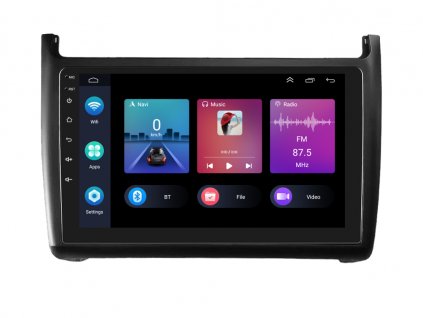 2DIN autorádio A3018 s Android 13 pro Volkswagen Polo, CarPlay, AndroidAuto, bluetooth handsfree s GPS modulem, navigací, DAB a dotykovou obrazovkou evtech.cz