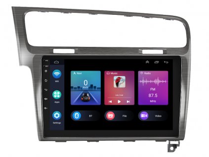 2DIN autorádio A3019 s Android 13 pro Volkswagen Golf, CarPlay, AndroidAuto, bluetooth handsfree s GPS modulem, navigací, DAB a dotykovou obrazovkou evtech.cz
