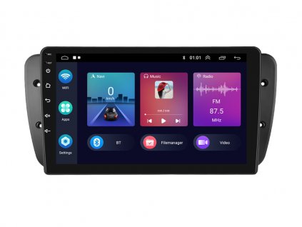 2DIN autorádio A3018 s Android 13 pro Seat Ibiza, CarPlay, AndroidAuto s GPS modulem a dotykovou obrazovkou evtech.cz