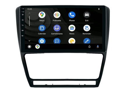 2DIN autorádio A3454 s Android 13 pro Škoda Octavia II, CarPlay, AndroidAuto s GPS modulem a dotykovou obrazovkou evtech.cz