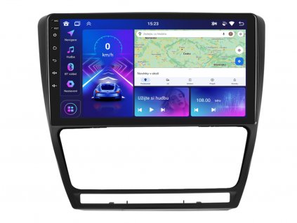 2DIN autorádio A3454 s Android 13 pro Škoda Octavia II, CarPlay, AndroidAuto s GPS modulem a dotykovou obrazovkou evtech.cz