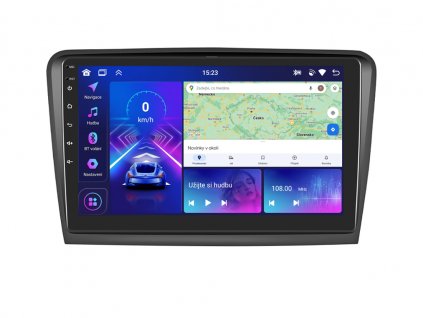 2DIN autorádio A3454 s Android 13 pro Škoda Superb II, CarPlay, AndroidAuto s GPS modulem a dotykovou obrazovkou evtech.cz