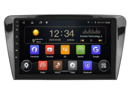 ISUDAR autorádio T72 pro Škoda Octavia III, Mk 3, CarPlay, AndroidAuto s dotykovou obrazovkou evtech.cz