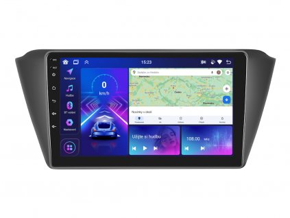2DIN autorádio A3453 s Android 13 pro Škoda Fabia III, CarPlay, AndroidAuto s GPS modulem a dotykovou obrazovkou evtech.cz