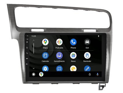 2DIN autorádio A3454 s Android 13 pro Volkswagen Golf, CarPlay, AndroidAuto s GPS modulem a dotykovou obrazovkou evtech.cz