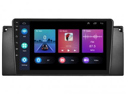 2DIN autorádio A3018 s Android 13 pro BMW E53, CarPlay, AndroidAuto, bluetooth handsfree s GPS modulem, navigací, DAB a dotykovou obrazovkou evtech.cz