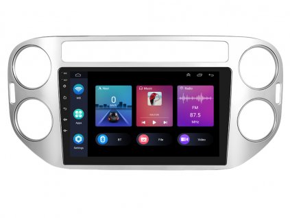 2DIN autorádio A3018 s Android 13 pro Volkswagen Tiguan, CarPlay, AndroidAuto, bluetooth handsfree s GPS modulem, navigací, DAB a dotykovou obrazovkou evtech.cz