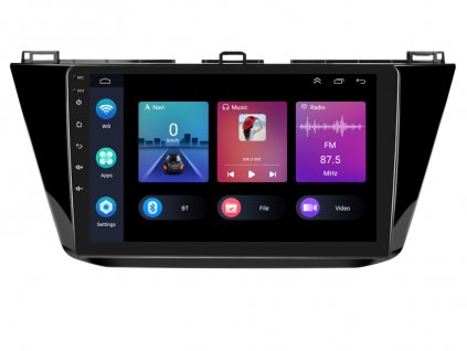 2DIN autorádio A3019 s Android 13 pro Volkswagen Tiguan, CarPlay, AndroidAuto, bluetooth handsfree s GPS modulem, navigací, DAB a dotykovou obrazovkou evtech.cz