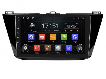 ISUDAR autorádio T72 s Android 13 pro Volkswagen Tiguan, CarPlay, AndroidAuto, bluetooth handsfree s GPS modulem, navigací, DAB a dotykovou obrazovkou evtech.cz