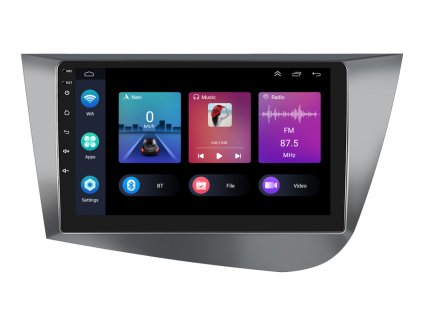 2DIN autorádio A3018 s Android 13 pro Seat Leon, CarPlay, AndroidAuto s GPS modulem a dotykovou obrazovkou evtech.cz