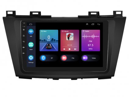 2DIN autorádio A3018 s Android 13 pro Mazda 5, CarPlay, AndroidAuto, bluetooth handsfree s GPS modulem, navigací, DAB a dotykovou obrazovkou evtech.cz