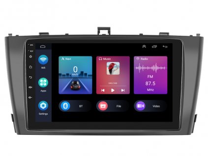 2DIN autorádio A3018 s Android 13 pro Toyota Avensis, CarPlay, AndroidAuto, bluetooth handsfree s GPS modulem, navigací, DAB a dotykovou obrazovkou evtech.cz