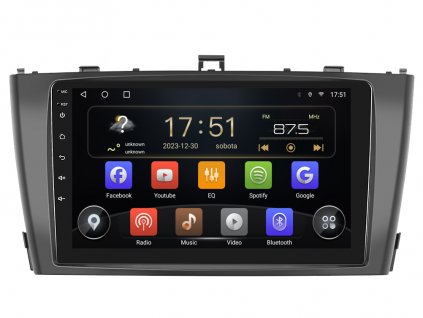 ISUDAR autorádio T72 s Android 13 pro Toyota Avensis, CarPlay, AndroidAuto, bluetooth handsfree s GPS modulem, navigací, DAB a dotykovou obrazovkou evtech.cz