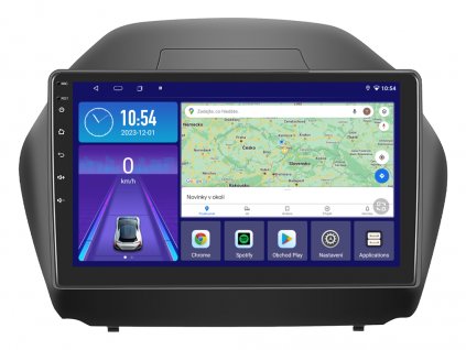 ISUDAR autorádio T68B s Android 13 pro Hyundai IX35, CarPlay, AndroidAuto, bluetooth handsfree s GPS modulem, navigací, DAB a dotykovou obrazovkou evtech.cz