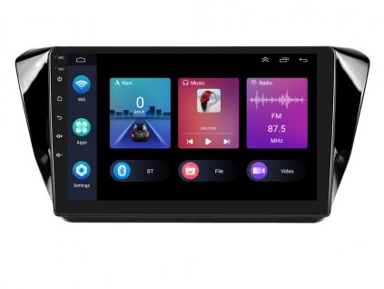 2DIN autorádio A3019 s Android 13 pro Škoda Superb III, CarPlay, AndroidAuto s GPS modulem a dotykovou obrazovkou evtech.cz
