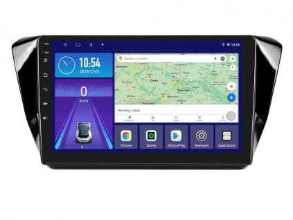 ISUDAR autorádio T68B s Android 13 pro Škoda Superb III, CarPlay, AndroidAuto, bluetooth handsfree s GPS modulem, navigací, DAB a dotykovou obrazovkou evtech.cz