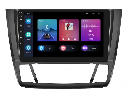 2DIN autorádio A3018 s Android 13 pro BMW 1 Series Série, CarPlay, AndroidAuto, bluetooth handsfree s GPS modulem, navigací, DAB a dotykovou obrazovkou evtech.cz