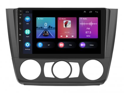 2DIN autorádio A3018 s Android 13 pro BMW 1 Series Série, CarPlay, AndroidAuto, bluetooth handsfree s GPS modulem, navigací, DAB a dotykovou obrazovkou evtech.cz
