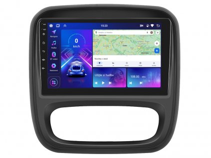 2DIN autorádio A3453 s Android 13 pro Renault Trafic, Opel Vivaro, CarPlay, AndroidAuto, bluetooth handsfree s GPS modulem, navigací, DAB a dotykovou obrazovkou evtech.cz