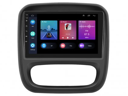 2DIN autorádio A3018 s Android 13 pro Renault Trafic, Opel Vivaro, CarPlay, AndroidAuto, bluetooth handsfree s GPS modulem, navigací, DAB a dotykovou obrazovkou evtech.cz