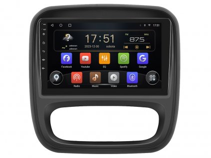 ISUDAR autorádio T72 s Android 13 pro Renault Trafic, Opel Vivaro, CarPlay, AndroidAuto, bluetooth handsfree s GPS modulem, navigací, DAB a dotykovou obrazovkou evtech.cz