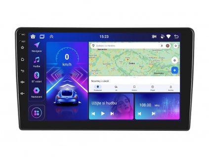 2DIN autorádio A3453 s Android 13 pro Ford Focus, C Max, S max, Fusion, Transit, Fiesta, Galaxy, Kuga, CarPlay, AndroidAuto s GPS modulem a dotykovou obrazovkou evtech.cz