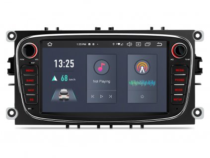 Xtrons autorádio PX72FSFBL s Android pro Ford Focus, S Max, Mondeo, Galaxy II, CarPlay, AndroidAuto, bluetooth handsfree s GPS modulem, navigací, DAB a LCD IPS dotykovou obrazovkou evtech.cz