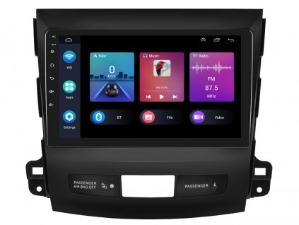 2DIN autorádio A3018 s Android 13 pro Mitsubishi Outlander, CarPlay, AndroidAuto, bluetooth handsfree s GPS modulem, navigací, DAB a dotykovou obrazovkou evtech.cz