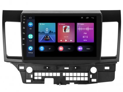 2DIN autorádio A3018 s Android 13 pro Mitsubishi Lancer, CarPlay, AndroidAuto, bluetooth handsfree s GPS modulem, navigací, DAB a dotykovou obrazovkou evtech.cz