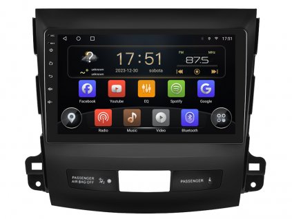 ISUDAR autorádio T72 s Android 13 pro Mitsubishi Outlander, CarPlay, AndroidAuto, bluetooth handsfree s GPS modulem, navigací, DAB a dotykovou obrazovkou evtech.cz