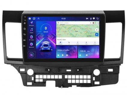 2DIN autorádio A3453 s Android 13 pro Mitsubishi Lancer, CarPlay, AndroidAuto, bluetooth handsfree s GPS modulem, navigací, DAB a dotykovou obrazovkou evtech.cz